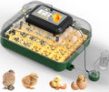 125 Egg Incubator for Hatching Eggs with Automatic Egg Turning, Temperature & Humidity Display, Hatch Day Countdown