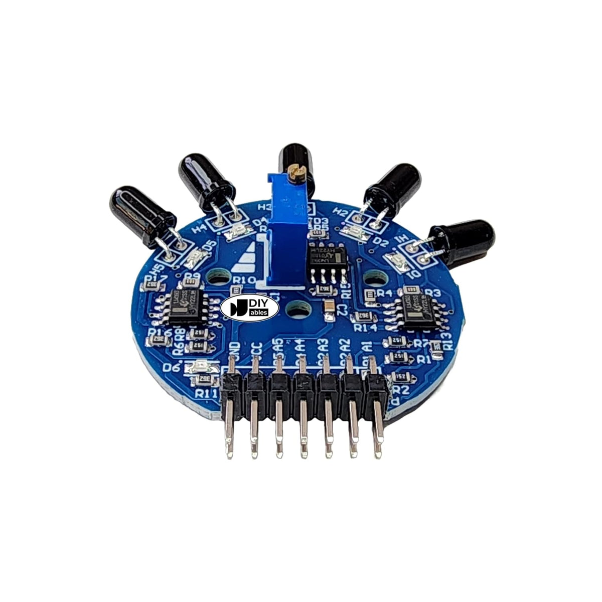 Infrared Flame Sensor Module 5 in 1 Fire Detection Sensor with Analog and Digital Output Adjustable Sensitivity Compatible with Arduino ESP32 ESP8266 Raspberry Pi DIY Electronics Projects, 3 Sets