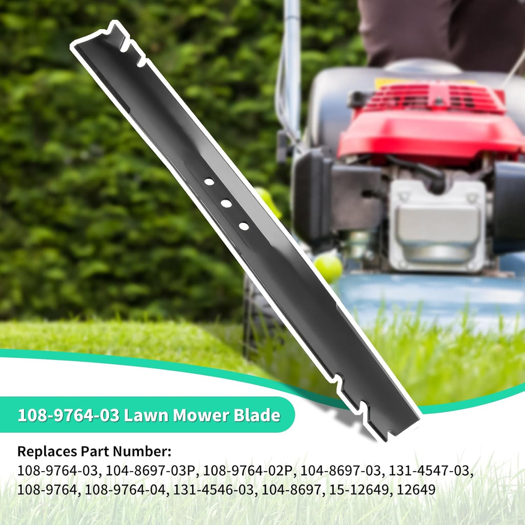 131-4547-03 Mulching Blades for 22" Toro Recycler, 108-9764-03 Lawn Mower Blades Compatible with 20001 20003 20005 20007 20008 20009, Replaces 104-8697-03P 108-9764-02P 104-8697-03, 1 Pack