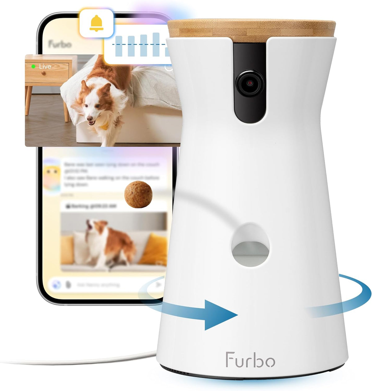 360° Dog Camera [Paid Plan Required to Activate]