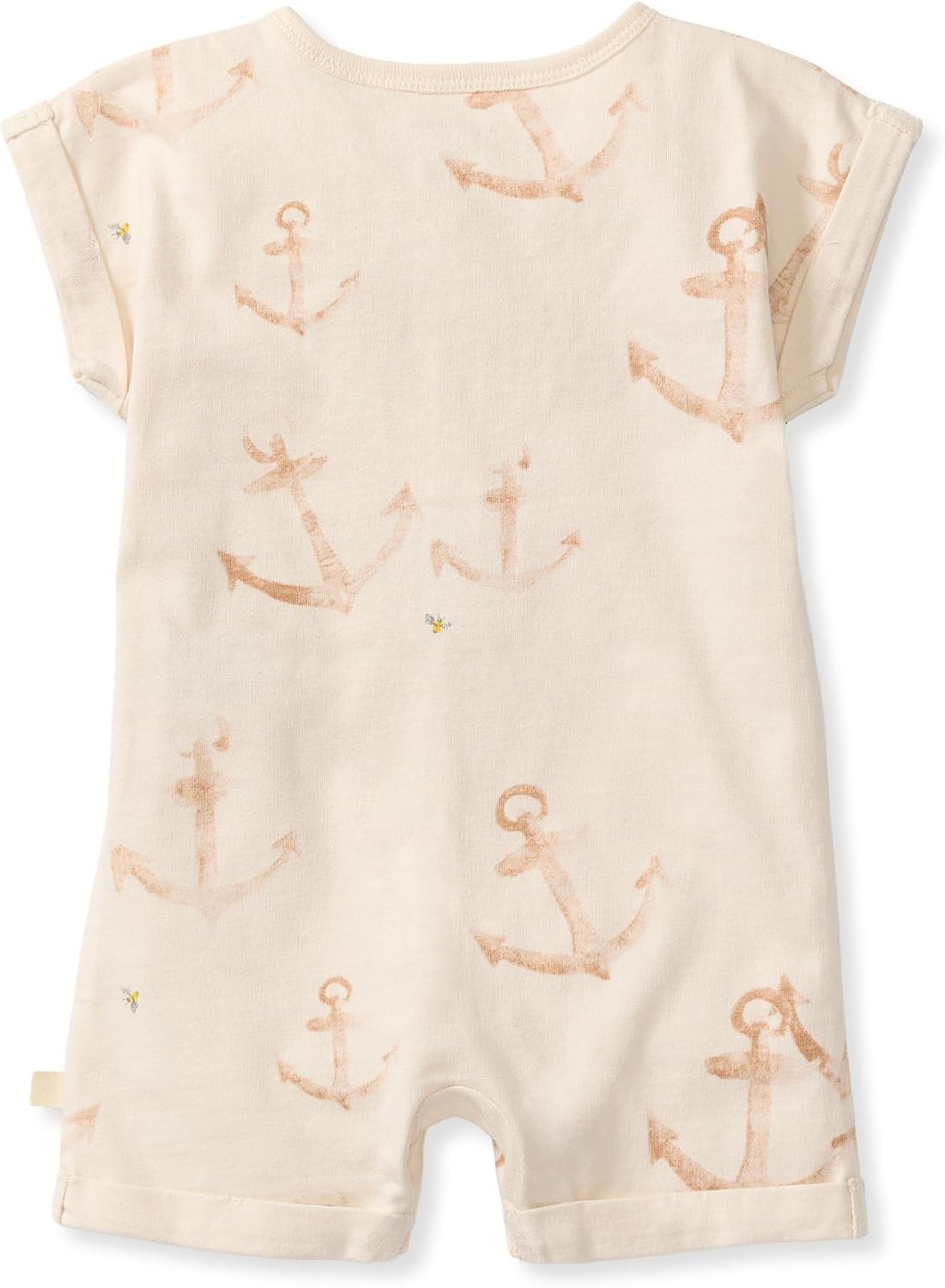 Baby Boys' Short Sleeve Rompers, 100% Organic Cotton One-piece Coverall and Layette Set