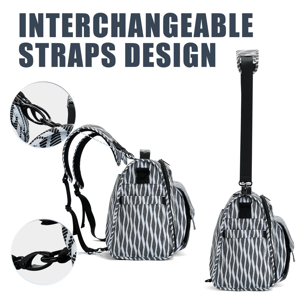 ALLCAMP Diaper Bag Backpack, Large Capacity, Portable Changing Pad