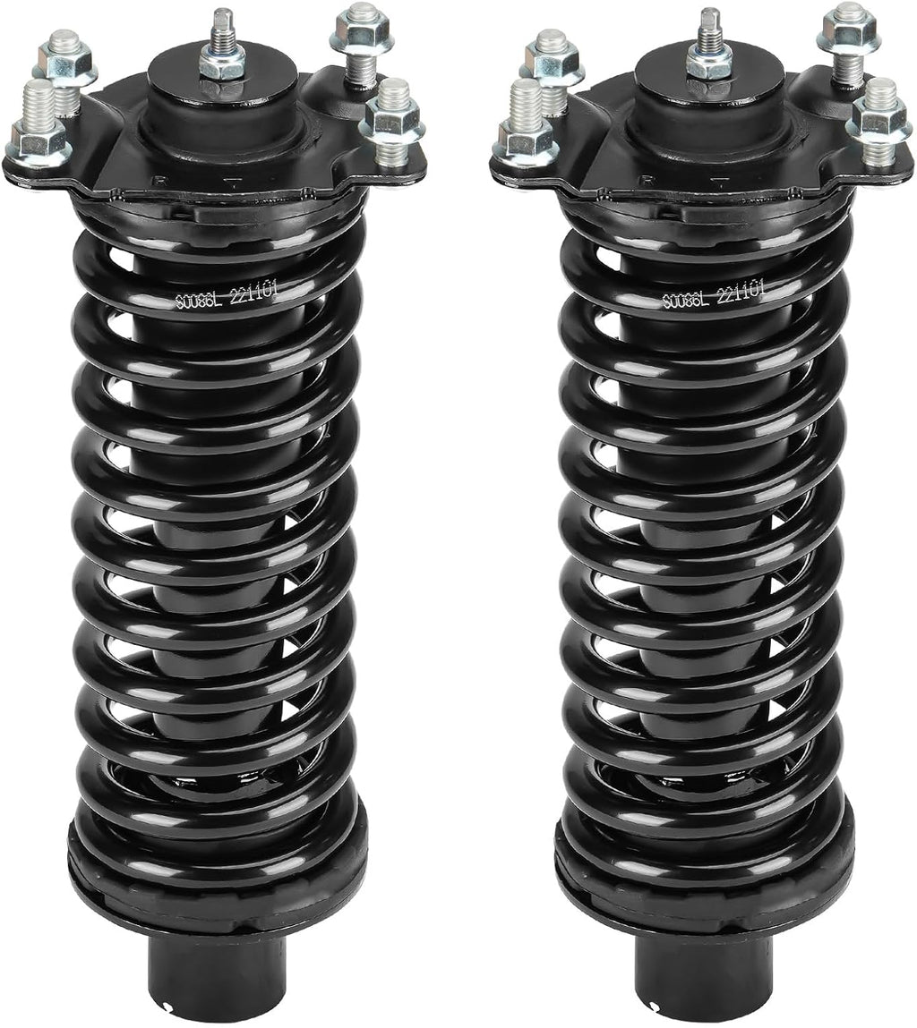Front Strut Shock Assembly w/Coil Spring Compatible with Jeep Liberty 2002-2012, Dodge Nitro 2007-2011, Replace 171577L 171577R, Left & Right, 2PCS