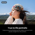 Luna Ultra - 8K Vlogging Camera with Dual Leica Lenses, 12× Zoom, 1" Sensor, Detachable 2" Touchscreen, Triple AI