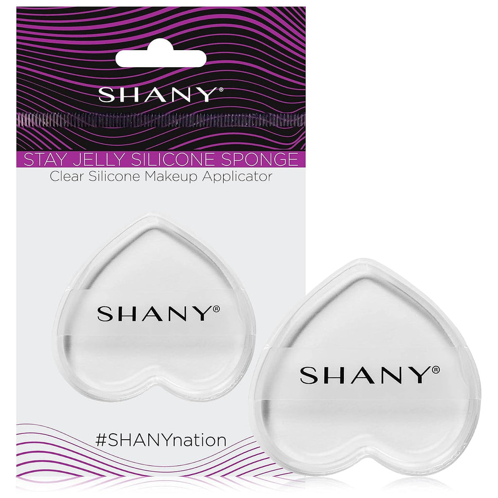 Stay Jelly Silicone Sponge - Clear & Non-Absorbent Makeup Blending Sponge for Flawless Application with Foundation