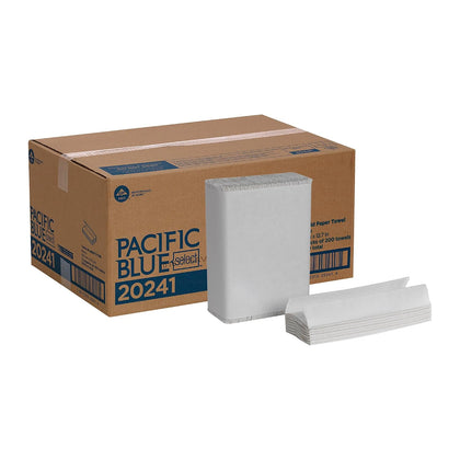 Pacific Blue Select C-Fold Paper Towels by GP PRO (Georgia-Pacific), White, 20241, 10.1” x 12.7” (LxW), 200 Towels