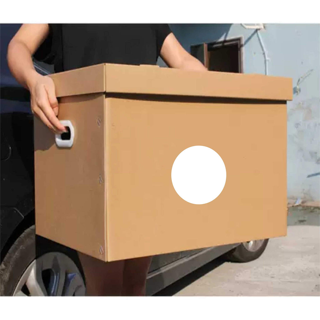3 Inch Round Permanent Color-Code Dot Sticker, White Color Coding Label