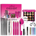 Eyes Makeup Sets Makeup Kits for Teens,with 16 Colors Eyeshadow Palette,Makeup Brushes,Eyeshadow Stick,Eyebrow