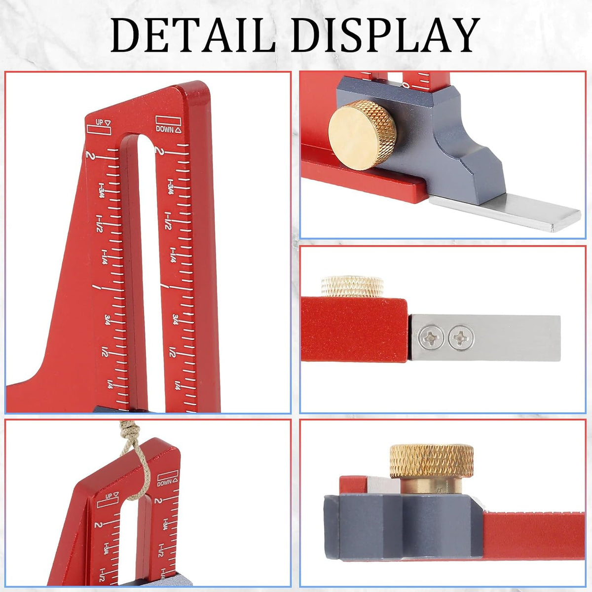 Precision Woodworking Height Gauge 0-2"