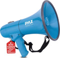 Portable Megaphone Bullhorn Speaker–50W Waterproof PA Loudspeaker with Built-In Siren, Adjustable Volume & Tone