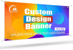 Custom Vinyl Banners & Signs, 1'*4' Large Personalized Backdrop | Backdrop for Business, Birthday, Parties, Back to