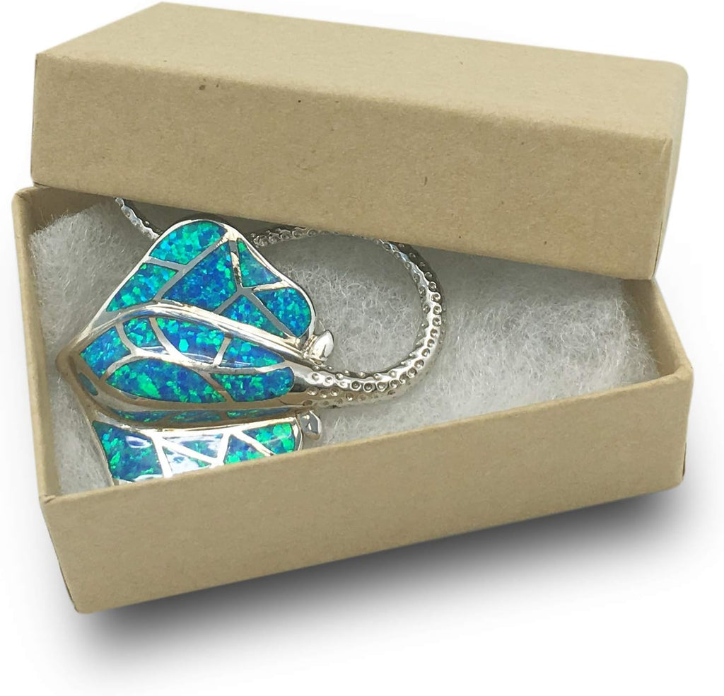 TheDisplayGuys 100 Cardboard Jewelry Gift Boxes with Inserts - Kraft Brown