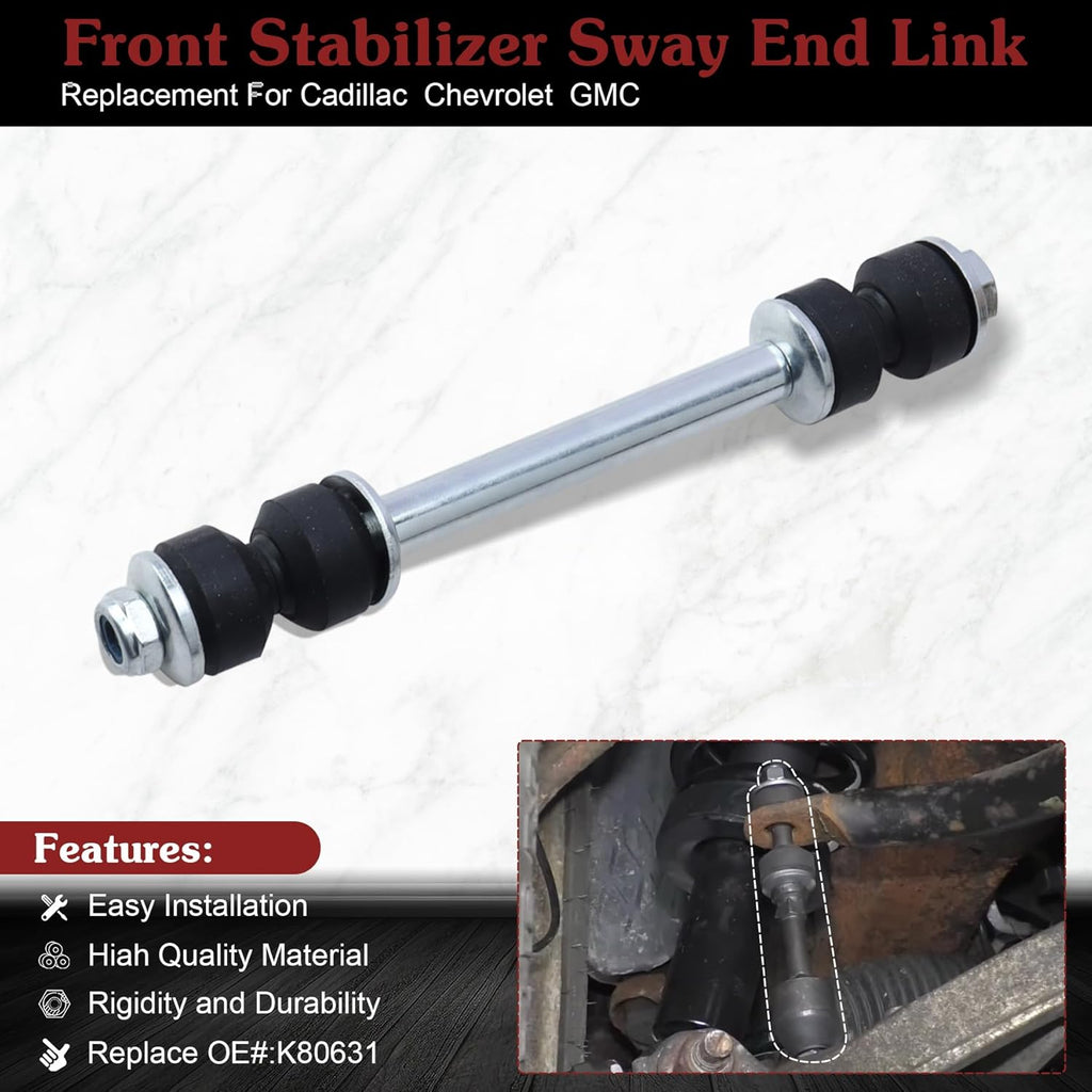 2*K80631 Sway Bar Link Front - Stop Clunking Noise & Body Rol