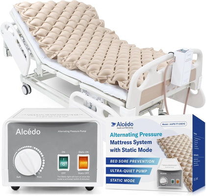 Alternating Pressure Mattress Pad, Static Mode, Bed Sore Prevention