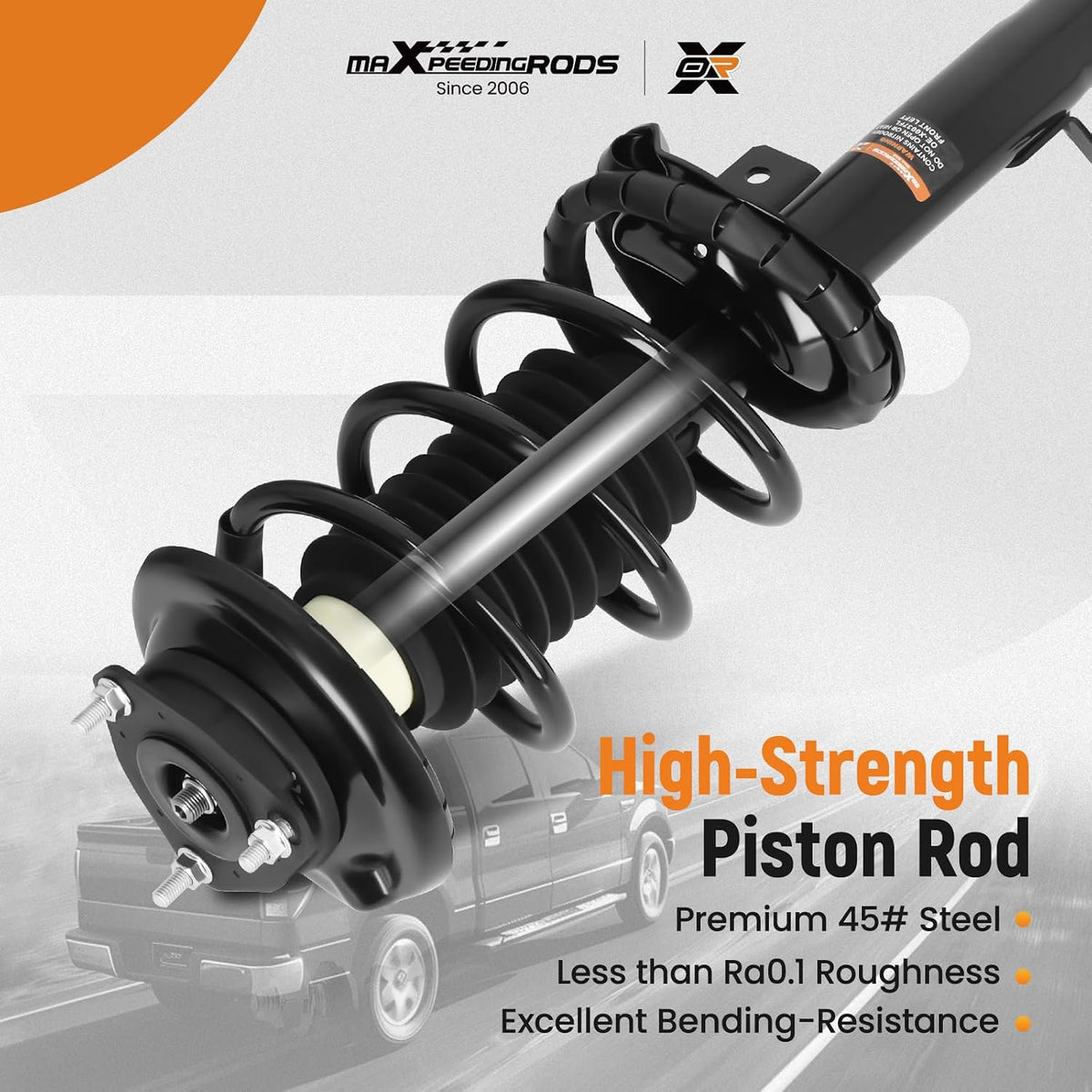 maXpeedingrods 2Pcs Front Strut for Ford Focus 2000-2005