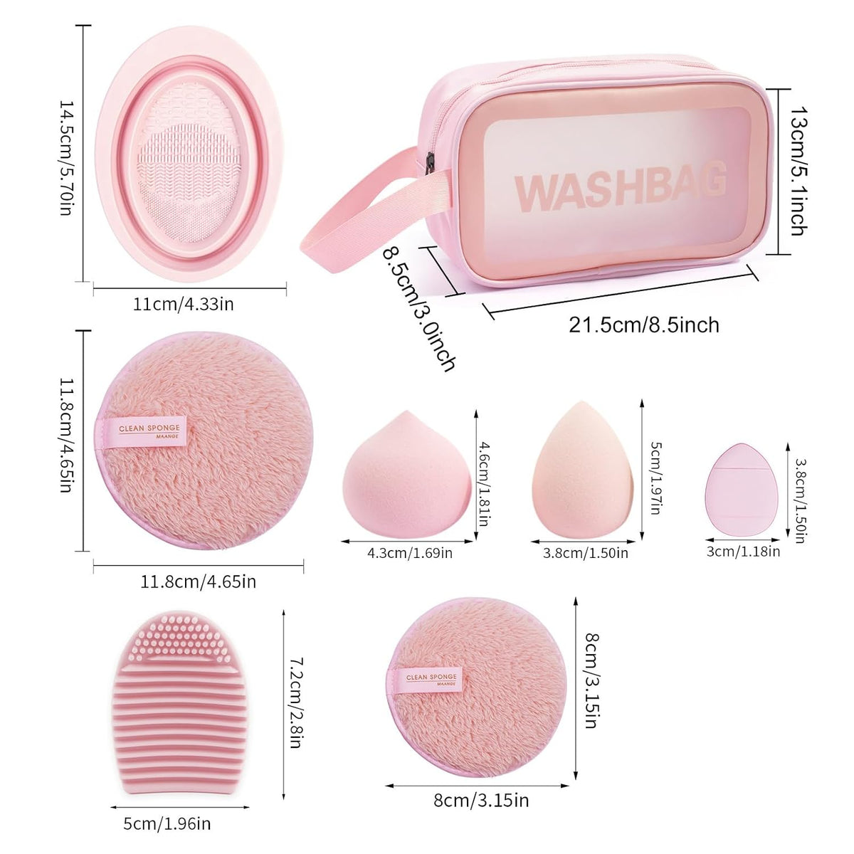 37 Pcs Makeup Brush Set Premium Synthetic Make Up Brushes Foundation Eye Shadow Powder Concealers Brushes Set for