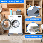 Appliance Dolly Cart with 4 Locking Wheels Mini Fridge Stand Adjustable 16"-26" Universal Mobile Roller for Portable