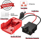 Power Wheel Azocek Adapter Compatible with Milwaukee 18V Battery