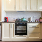 Matte Black Kitchen Cabinet Handles 6-1/4 Inch Pulls 30 Pack
