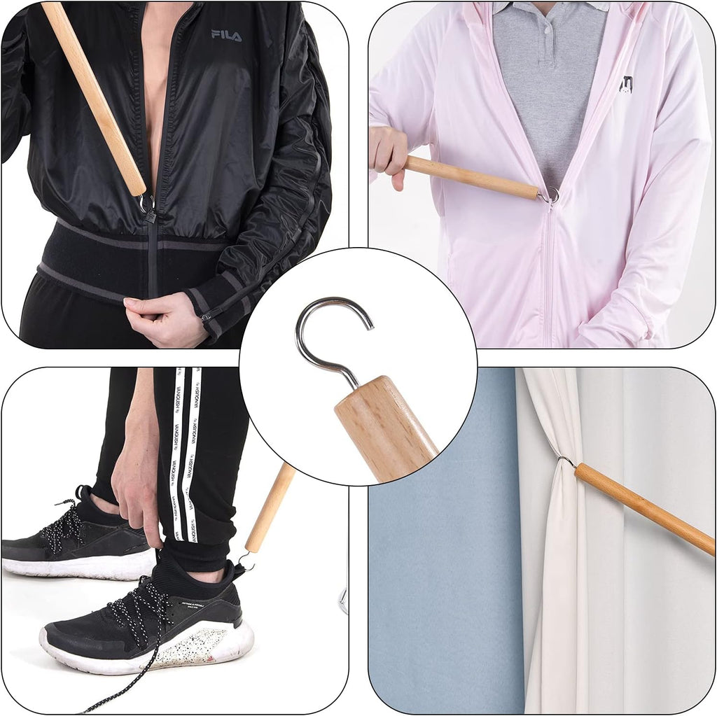 27" Dressing Stick, Sock Remover Tool, Independent Living Aid, Dressing Aids for Shoes, Socks, Shirts, and Pants