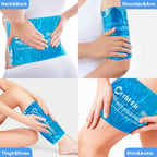 Large Gel Ice Pack 8.3"x12.4", Reusable Hot Cold Therapy