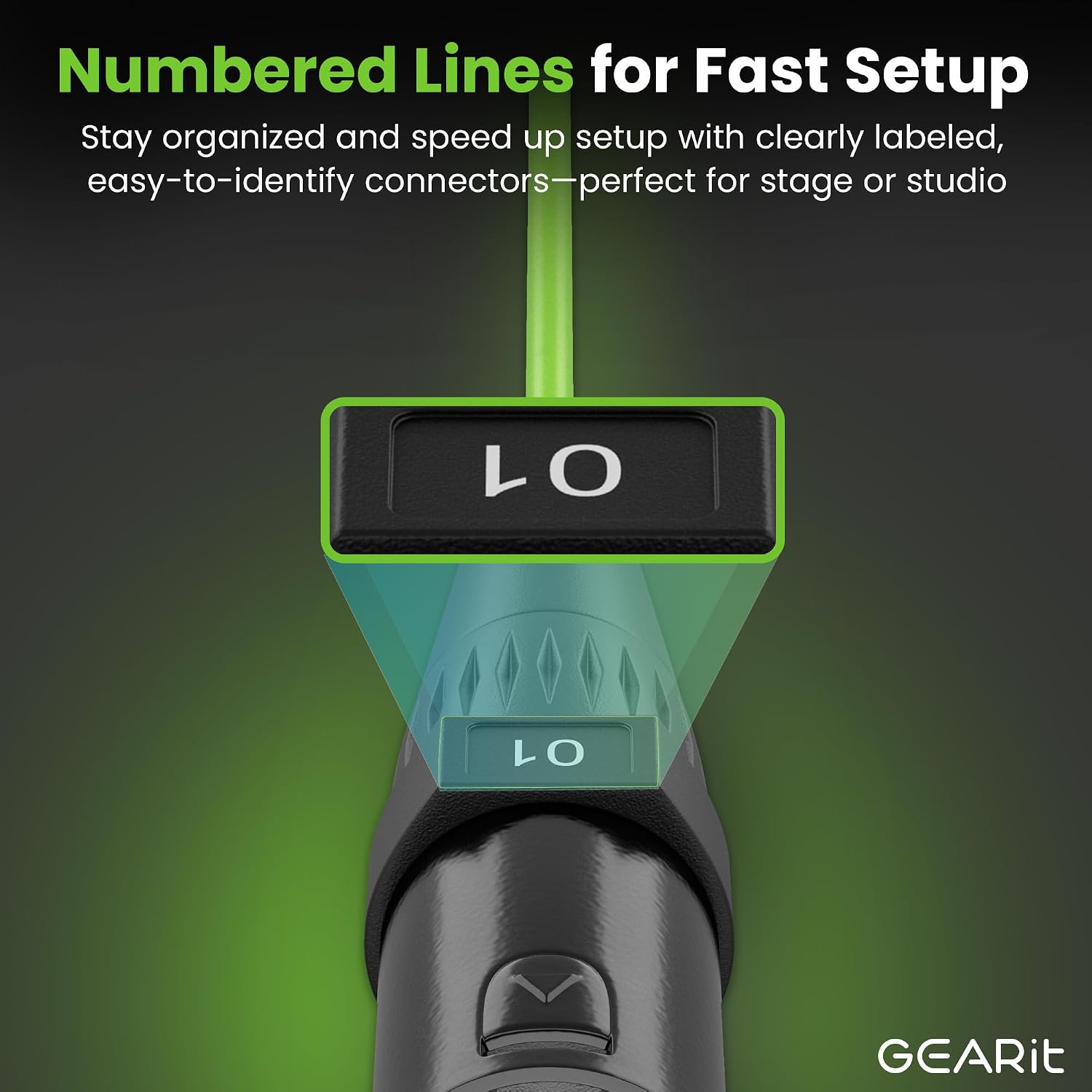 XLR Snake 8 Channel 30 ft, OFC Audio Snake Balanced Multicore Cable with Metal XLR Connectors & Numbered Channel