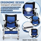 Lightweight Transport Wheelchair for Adults 10KG