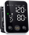 Blood Pressure Monitor Upper Arm Monitors for Home Use BP Machine Sphygmomanometer with 2x120 Reading Memory