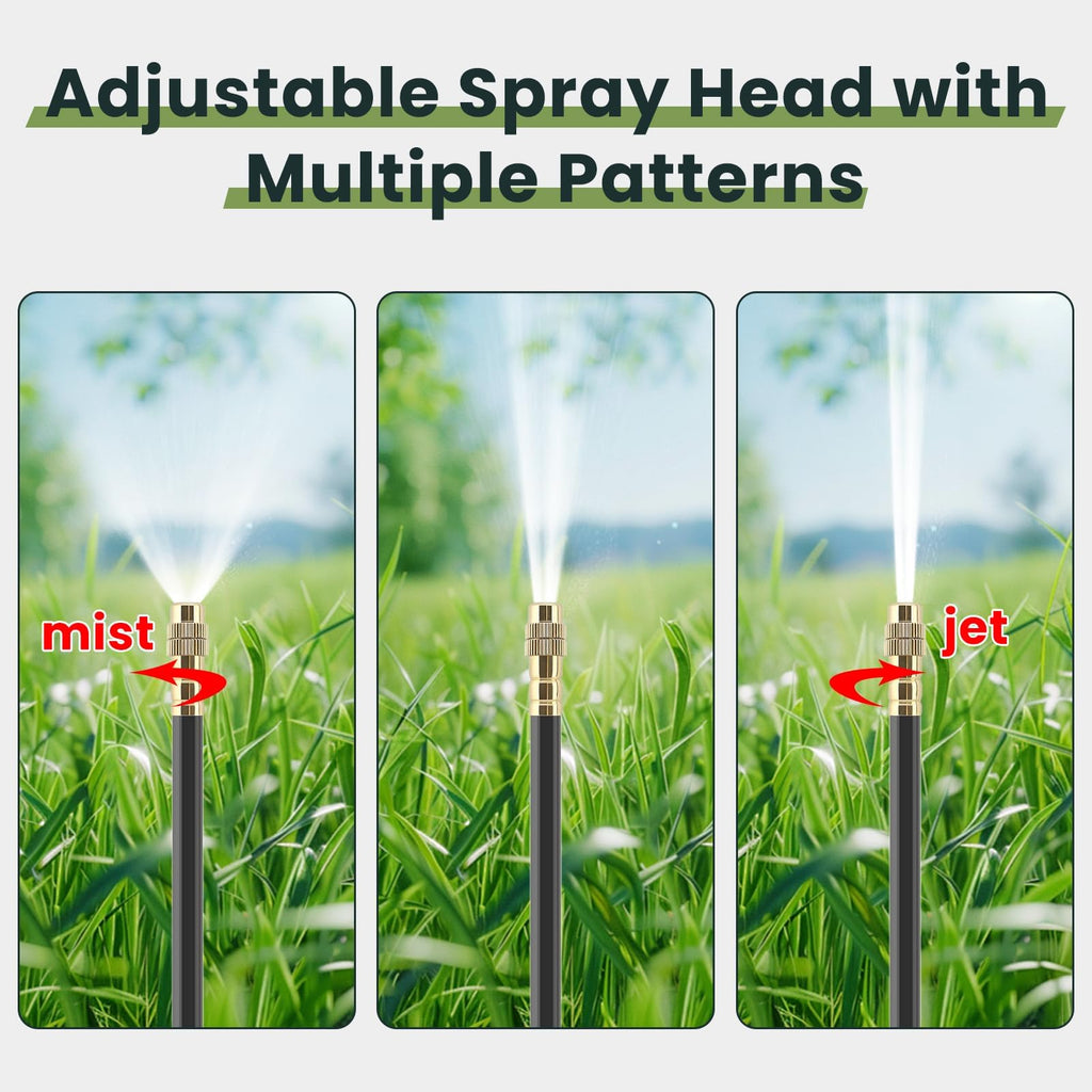 200 Ft Drip Irrigation System with Smart Water Timer (Double Tube)