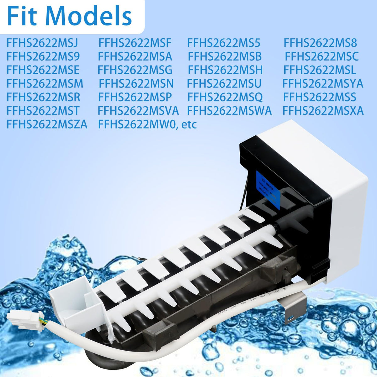 FFHS2622MSYA FFHS2622MSJ FFHS2622MS3 Refrigerator Ice Maker for Frigidaire