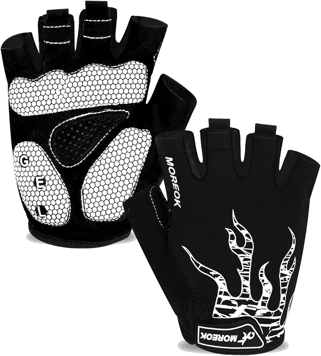Cycling Gloves Bike Gloves for Men/Women-[5MM Gel Pad] Half Finger Bicycle Biking Gloves for Cycling/Weight