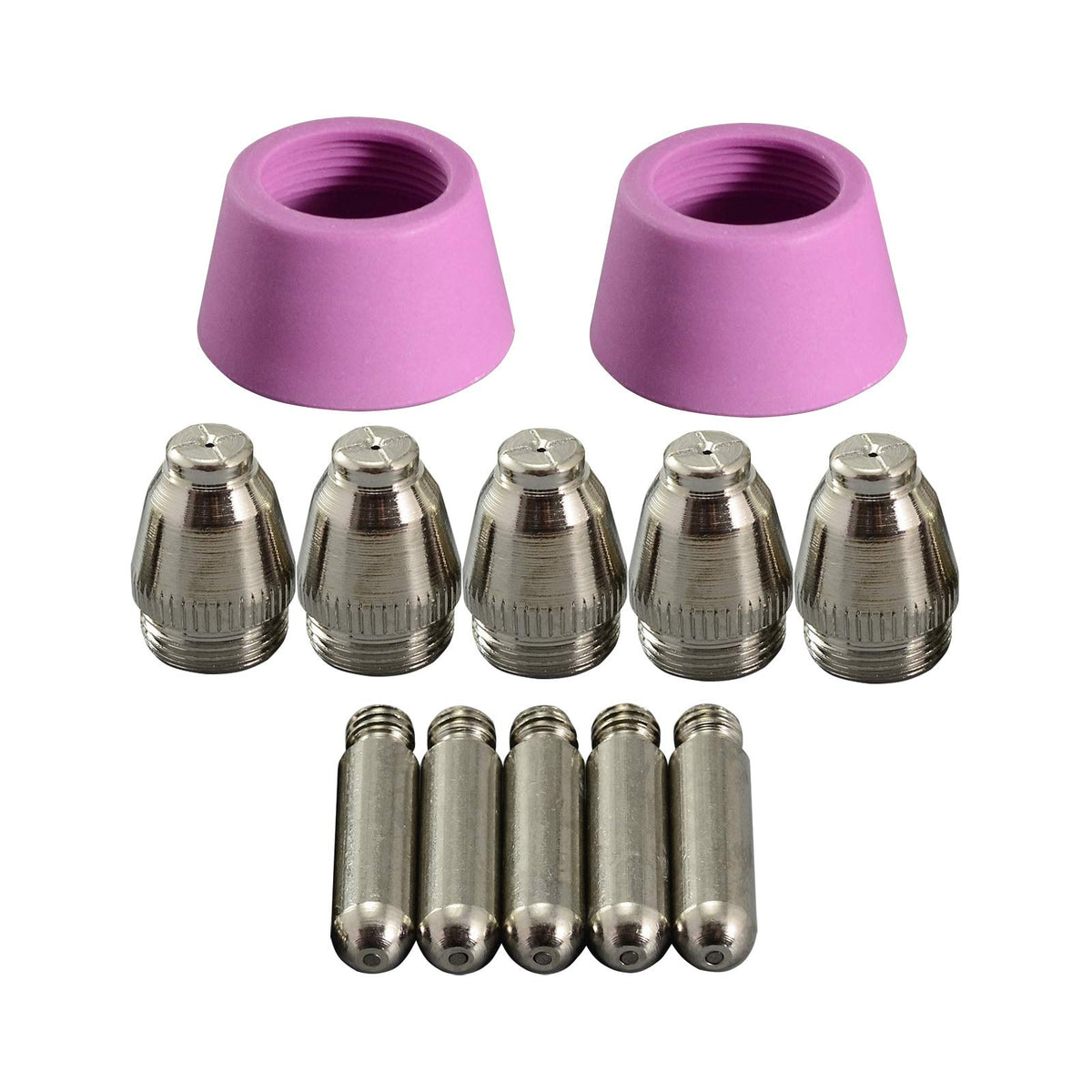 SG-55 Plasma Electrode Tip .045" 1.2mm 60A Ceramic Cups kit 12pcs