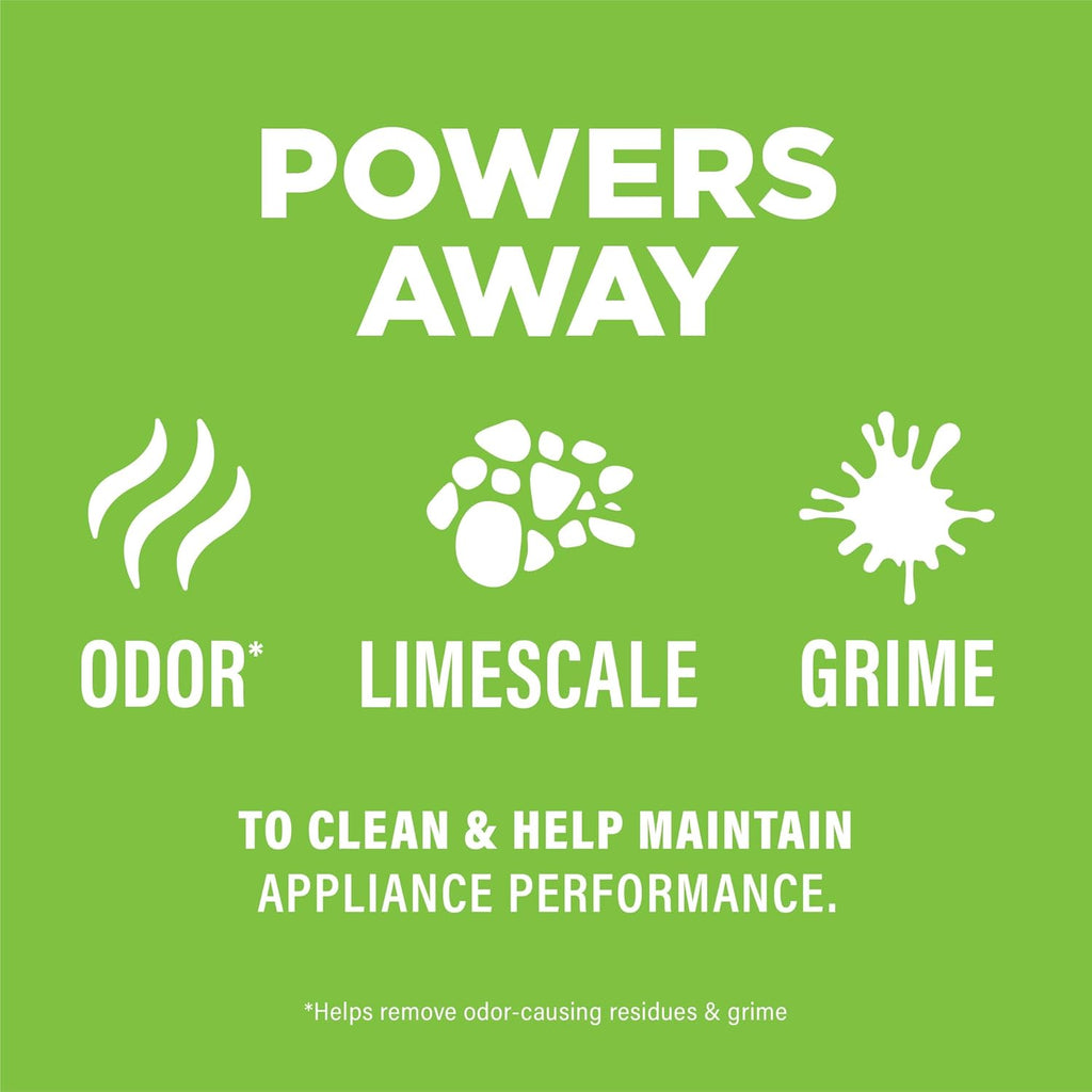 Dishwasher Cleaner, Helps Power Away Odor Causing Bacteria, Limescale, Mineral Deposits & Grime Inside Pump, Tub &