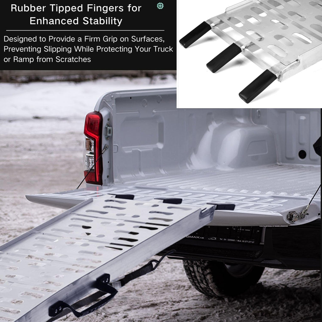 7.5 FT Aluminum Loading Ramps for Pickup Trucks | 1500 lbs Capacity ATV, Motorcycle, Lawn Mower, Dirt Bike, UTV