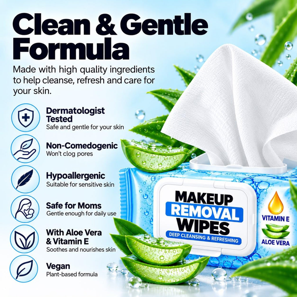 Makeup Removal Wipes 300 Wipes 6 Pack