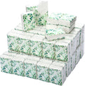 100 Pcs Travel Tissue Packs Bulk 3 Ply Pocket,Eucalyptus Leave