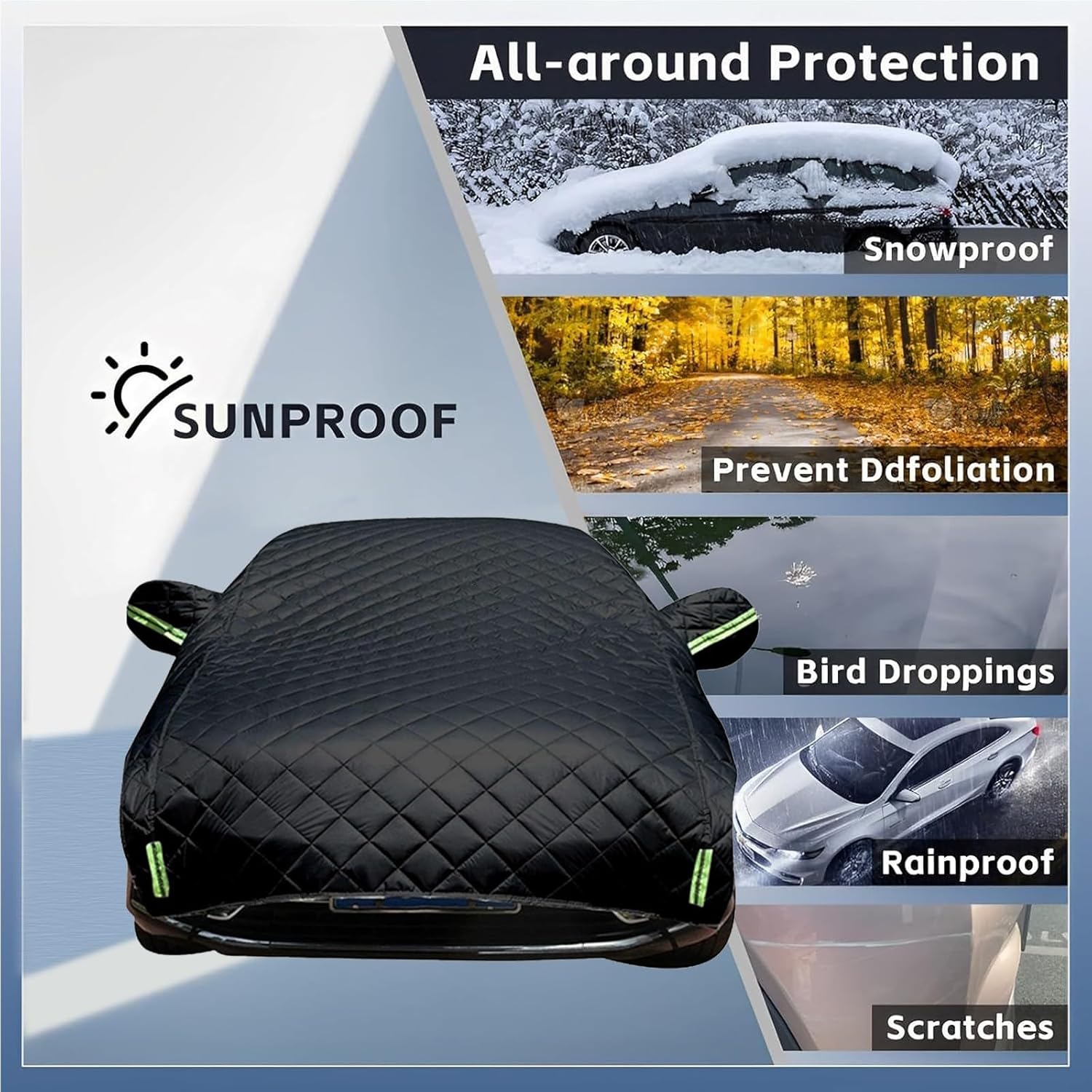 Hail Protector Car Cover Custom Fit for Land Rover Range Rover Sport,5-Layer Anti-Hail Thickened Car Covers