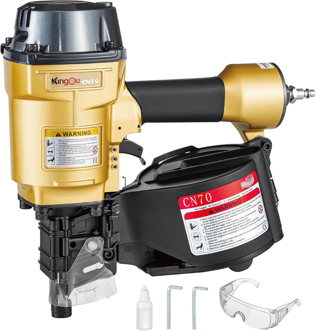 CN70 Siding Nailer Accepts 1-3/4-Inch to 2-3/4-Inch Nails