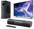 11.7" Sound Bar with Subwoofer, Deep Bass, Bluetooth/AUX/Optical | 5.25" Subwoofer, 88w Peak Power, Surround Sound