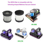 6Pack Hepa Filters Replacement Work with Amzany HK-518/ HK-888 Mattress Vac