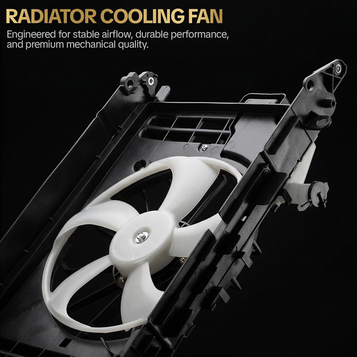 621-538 Radiator Cooling Fan Assembly Fits for for 2014 2015 2016 2017 2018 2019 Toyota Corolla 1.8L Replaces OE TO3115192 TO3115181