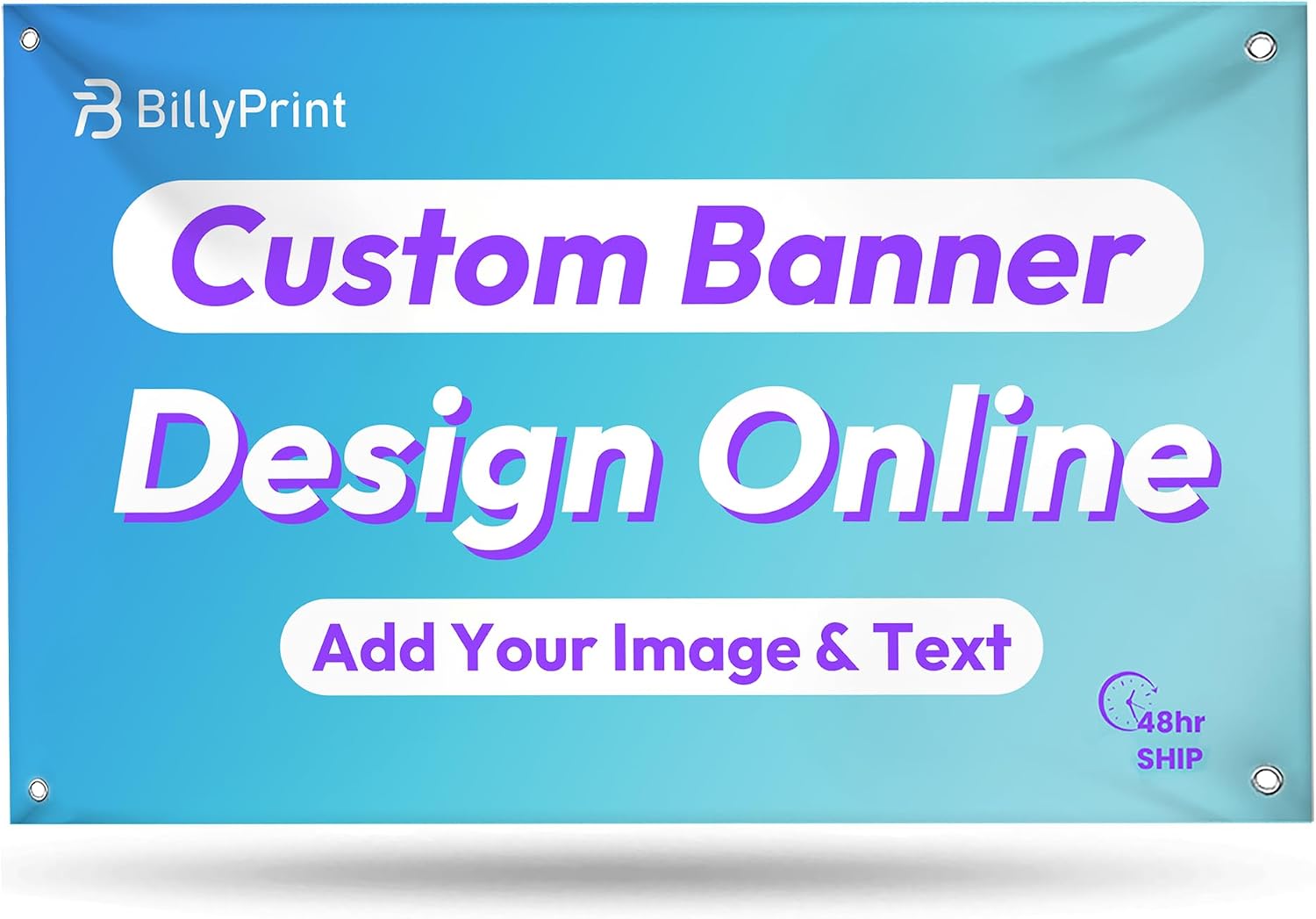 Custom Vinyl Banner Personalized HD Printing for Indoor/Outdoor - Perfect for Business Events, Graduation, Birthdays