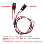 Treedix IR Break Beam Sensor 5MM LEDs Counting Module Split Through-Beam Photoelectric Switch