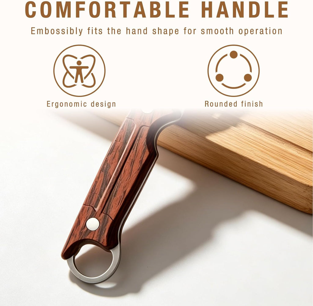 Multifunctional Vegetable Peeler, 2026 New 3-1 Stainless Steel Peeler with Wooden Handle & Bottle Opener, Kitchen