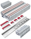 ST2-2.5 DIN Rail Terminal Block, Push in Twin Spring Screwless Connector