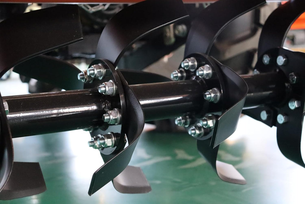 Attachments 3 Point 37" Rotary Tiller Attachment Fits Cat 1 Tractors, Single Speed PTO Driven Cultivator with a 540