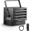 7,500W Electric Garage Heater, 240V with NEMA 10-50P Plug