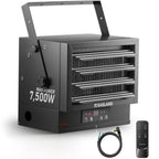 7,500W Electric Garage Heater, 240V with NEMA 10-50P Plug