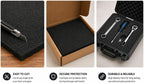 Polyethylene Foam Sheets 16 x 12 x 2 Inch, Closed Cell PE Foam, Tool Box & Case Insert, Black, 2 Pack