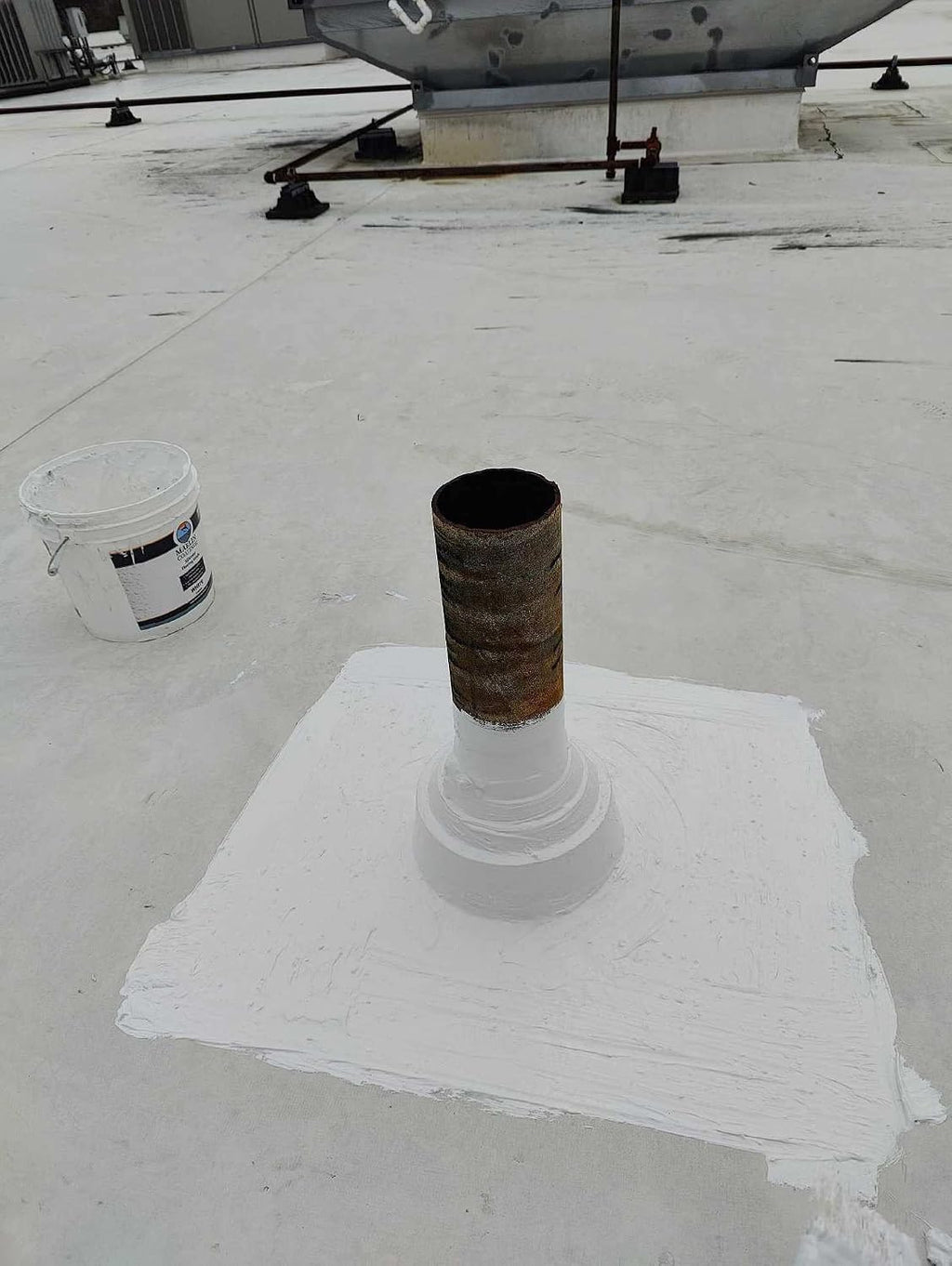 100% Silicone Roof Patch – Prevent and Repair Leaks – Complete Waterproofing – Easy Trowel or Brush Application…(1/2